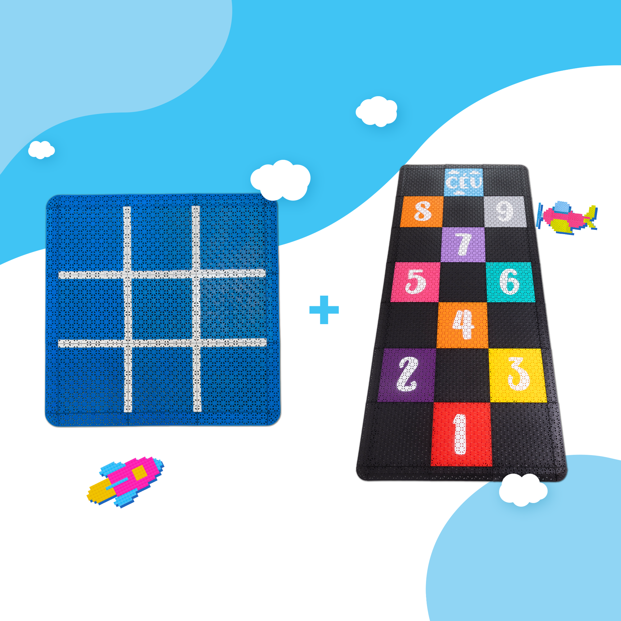 Combo Amarelinha + Jogo da Velha