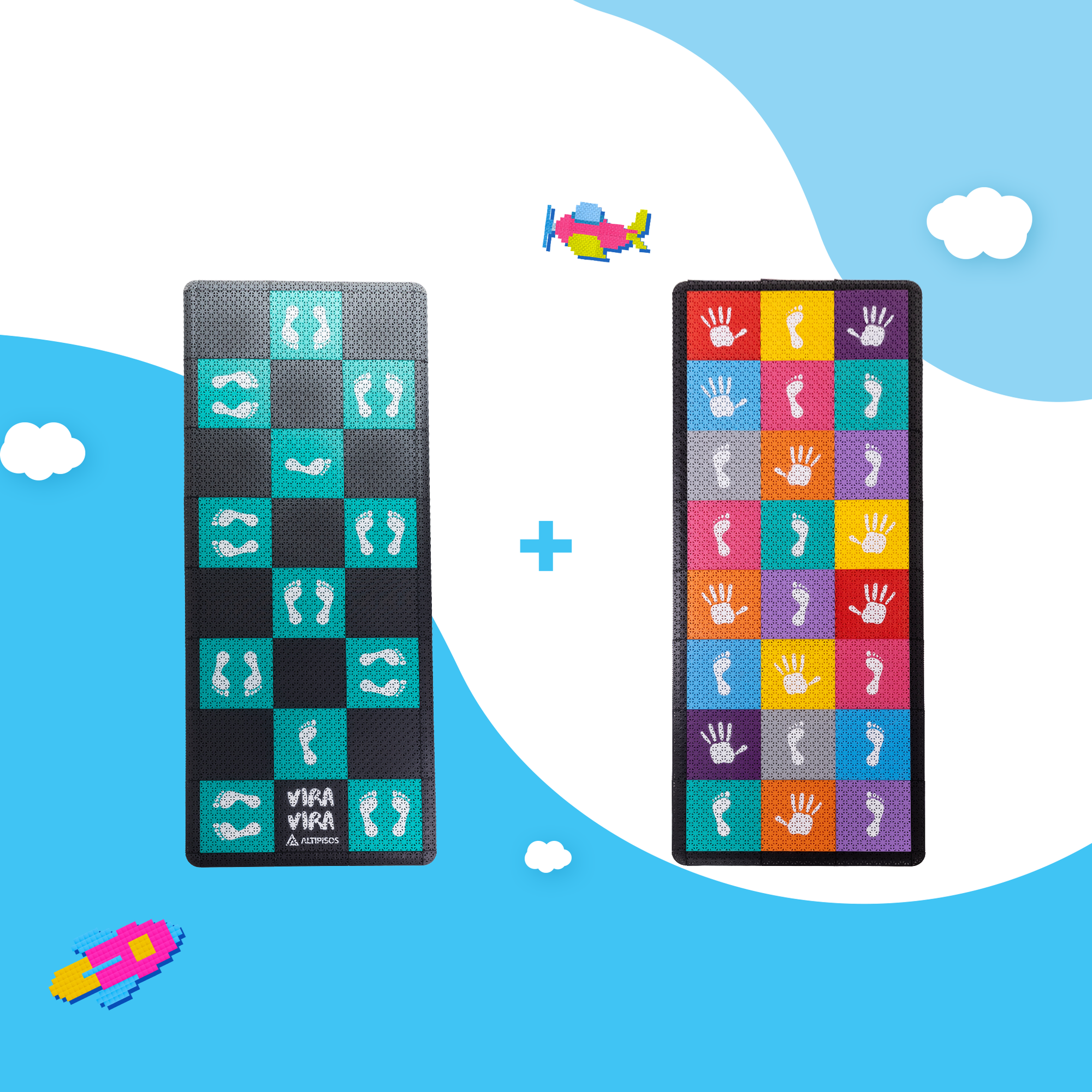 Combo Pé & Mão + Vira Vira