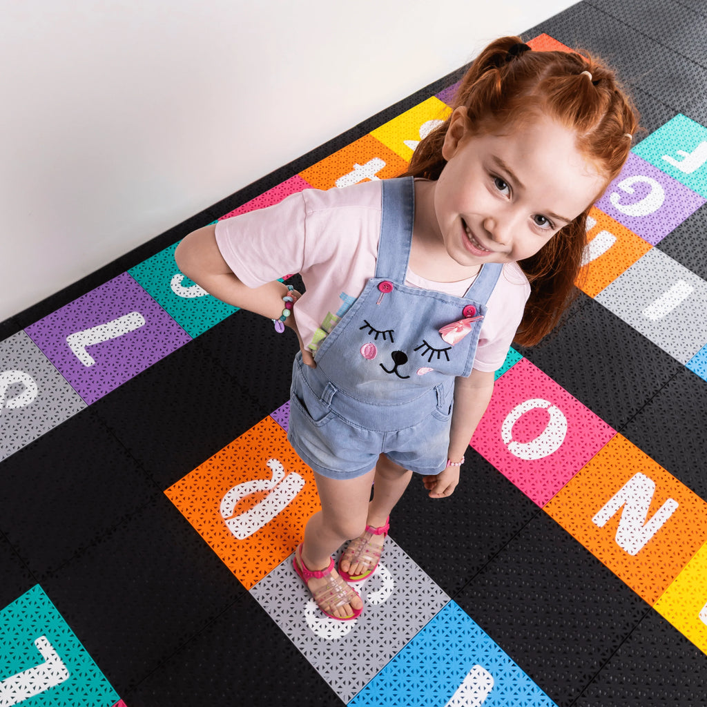 piso modular alfabeto / tapete números e letras / alfabeto gigante / tapete aprendizagem / piso educativo infantil / brinquedo didático