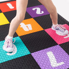 amarelinha modular / amarelinha de piso / amarelinha gigante / jogo de pular coordenação / brincadeira amarelinha escola