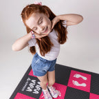 	jogo de lateralidade / piso modular vira vira / brincadeira coordenação motora / circuito motor infantil / tapete agilidade