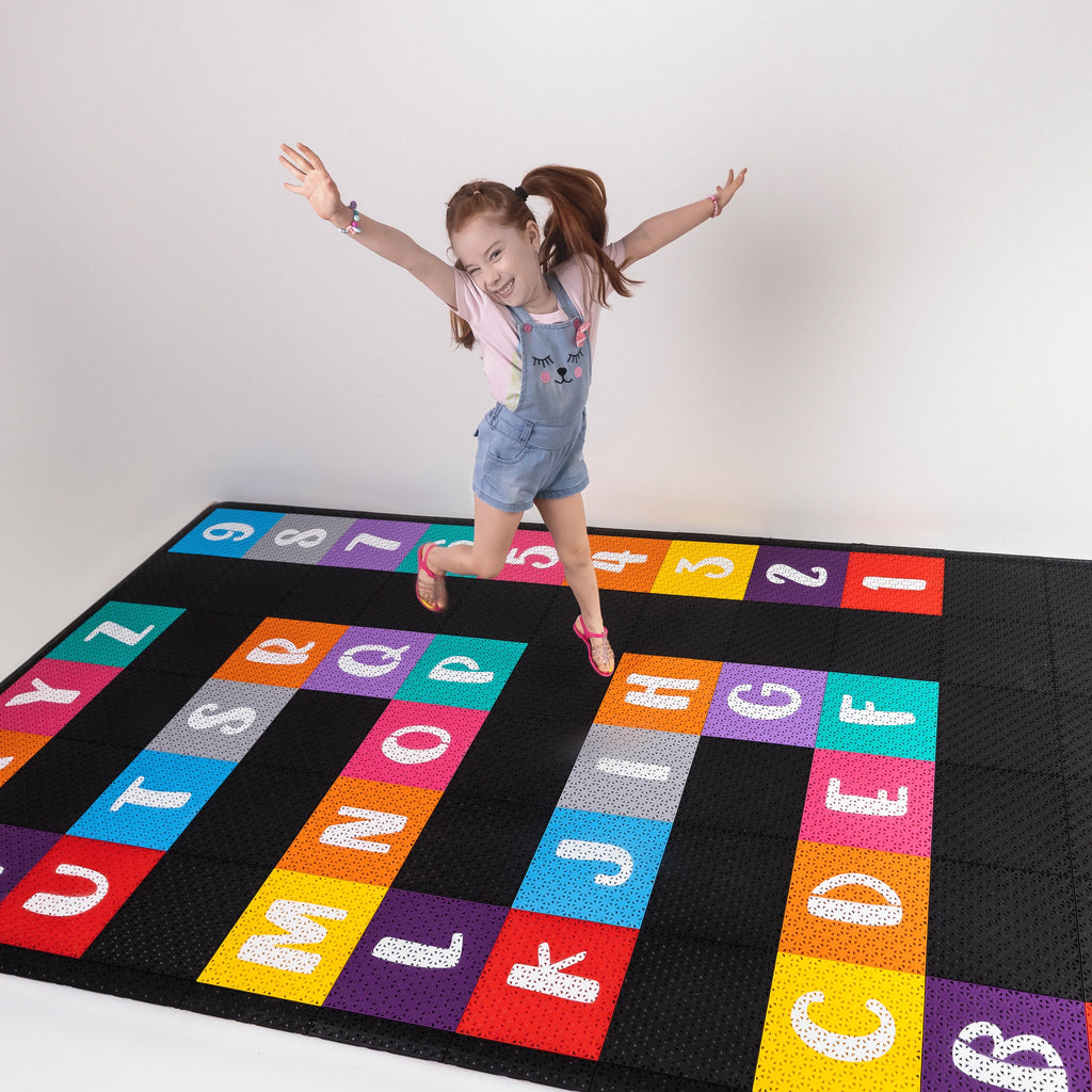 piso modular alfabeto / tapete números e letras / alfabeto gigante / tapete aprendizagem / piso educativo infantil / brinquedo didático