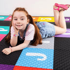 piso modular alfabeto / tapete números e letras / alfabeto gigante / tapete aprendizagem / piso educativo infantil / brinquedo didático