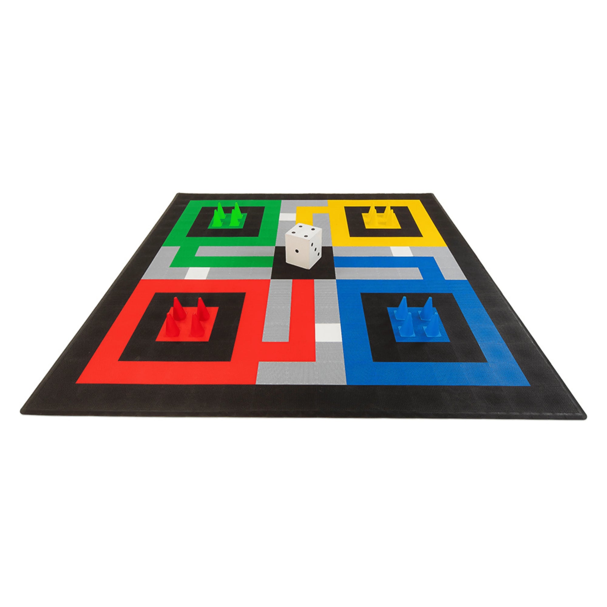 tabuleiro ludo gigante / jogo ludo modular / ludo para área externa / jogo familiar gigante
