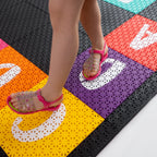 piso modular alfabeto / tapete números e letras / alfabeto gigante / tapete aprendizagem / piso educativo infantil / brinquedo didático