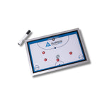 Prancheta tática, prancheta treinador, material professor educação física, prancheta magnética, prancheta de planejamento.