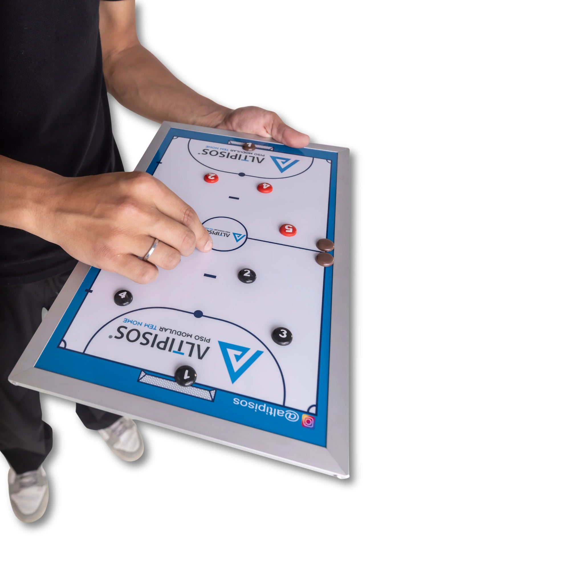 Prancheta tática, prancheta treinador, material professor educação física, prancheta magnética, prancheta de planejamento.