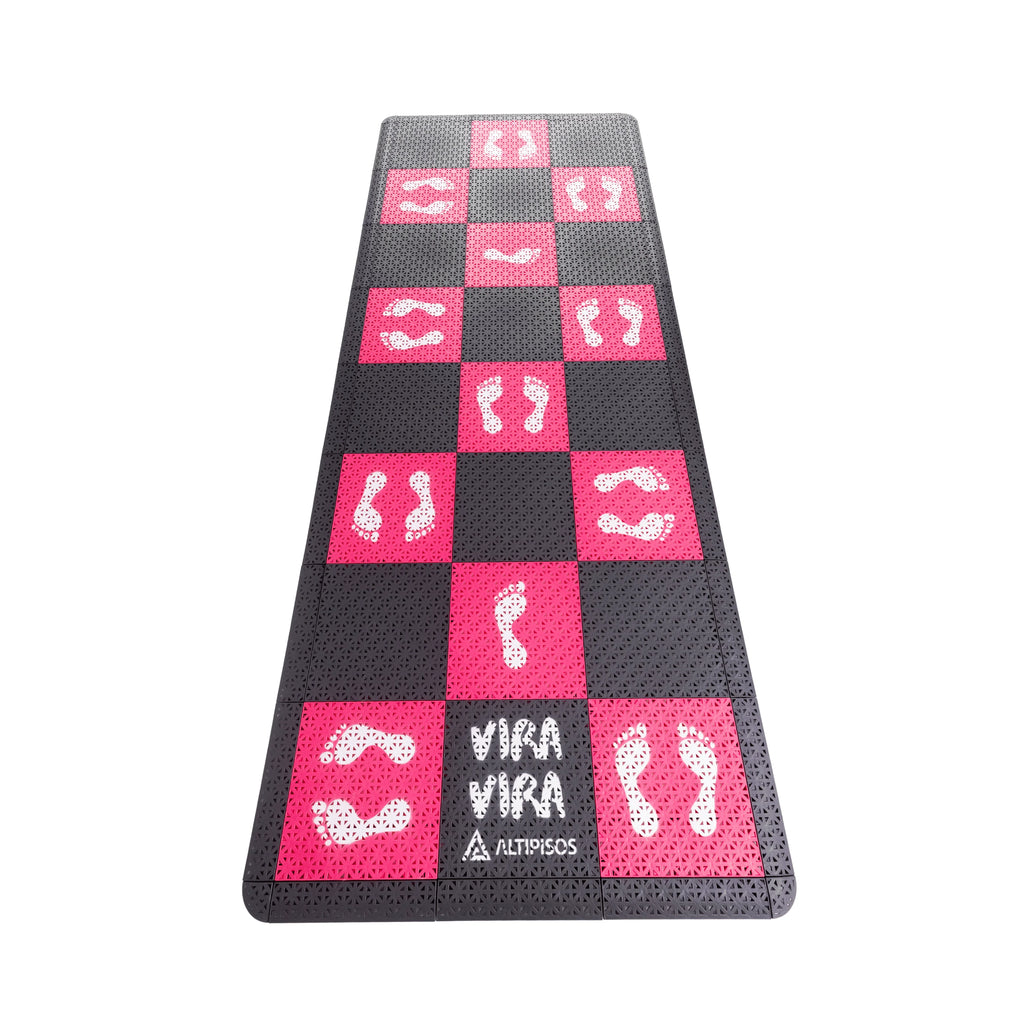 	jogo de lateralidade / piso modular vira vira / brincadeira coordenação motora / circuito motor infantil / tapete agilidade
